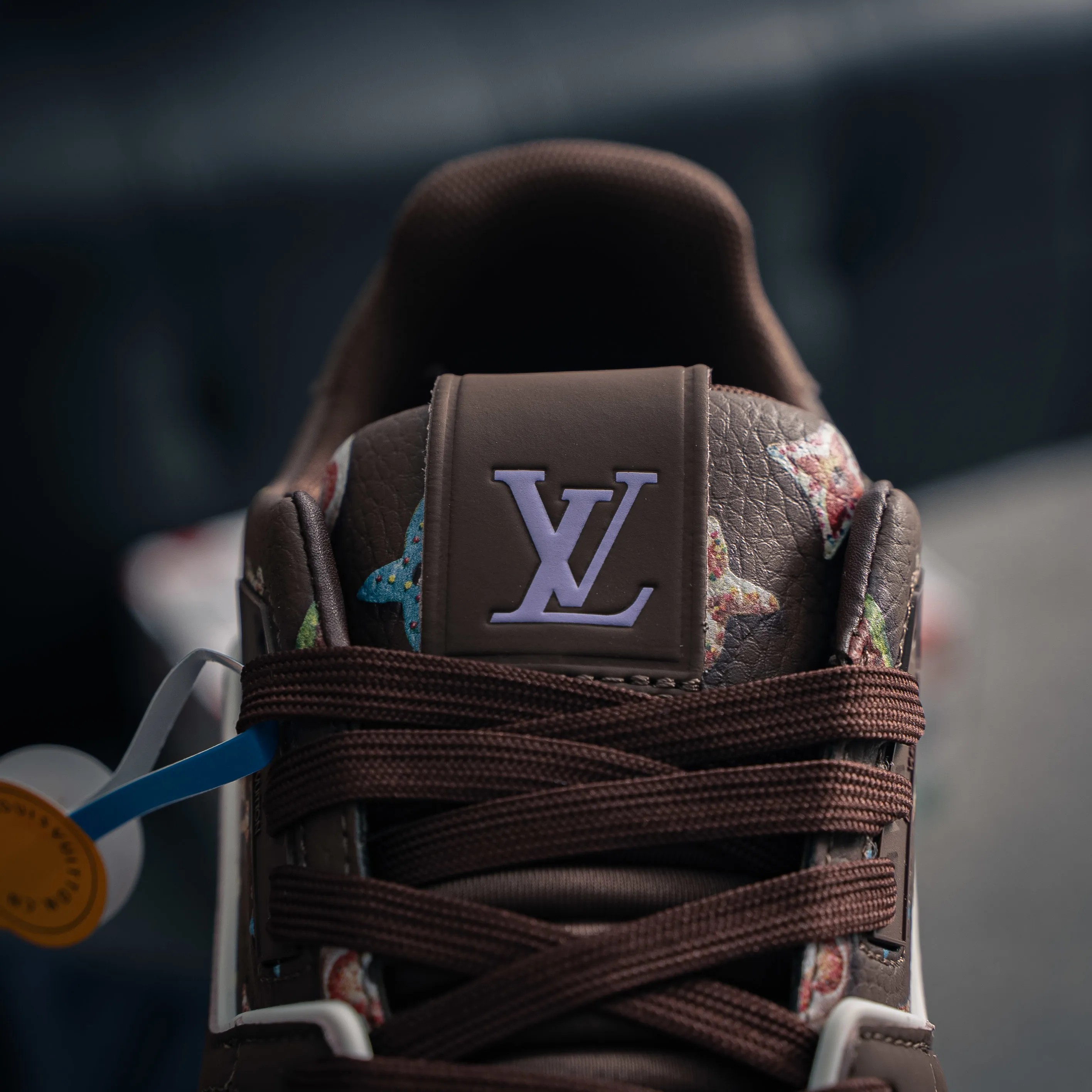 【 】 Louis Vuitton Trainer Sneaker Low Series Low-Top Retro Versatile Skate Shoes“ Virgil Abloh Retro Shoes ，